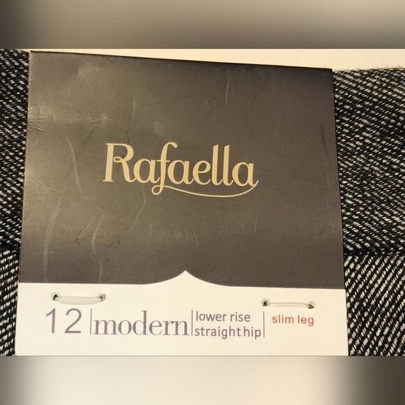 Rafaella Bohemian Voyage Black Pants Slacks Size 12 - Picture 4 of 7